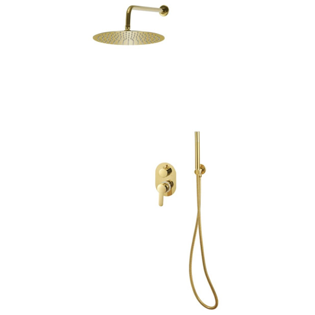 Aranyszínű rozsdamentes acél zuhanyzórendszer - utánvéttel vagy ingyenes szállítással