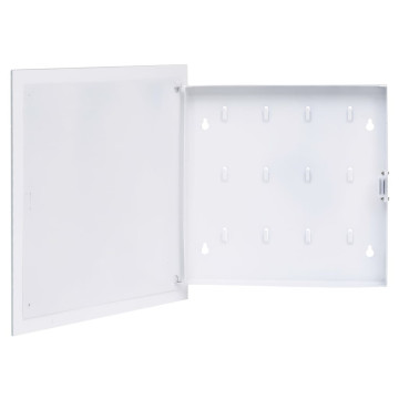 Fehér kulcsszekrény mágneses lappal 35 x 35 x 5,5 cm - utánvéttel vagy ingyenes szállítással