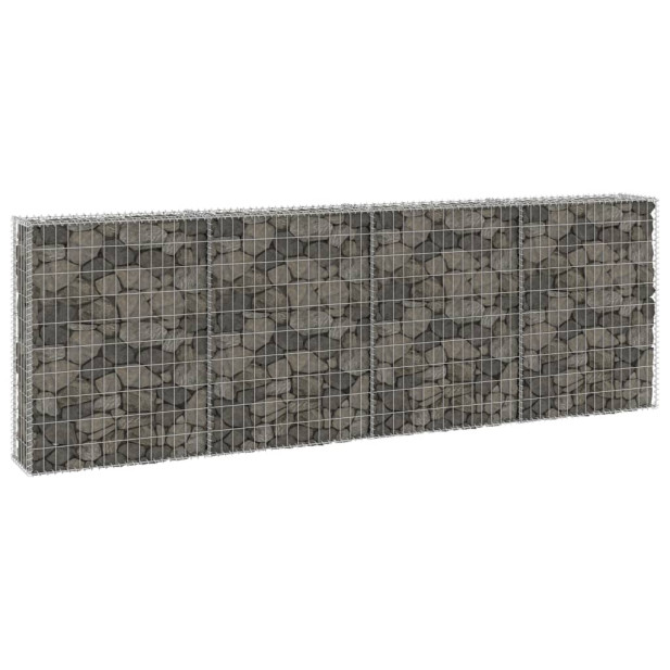 Horganyzott acél gabion fal fedéllel 300 x 30 x 100 cm - utánvéttel vagy ingyenes szállítással