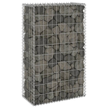 Horganyzott acél gabion fal fedéllel 60 x 30 x 100 cm - utánvéttel vagy ingyenes szállítással