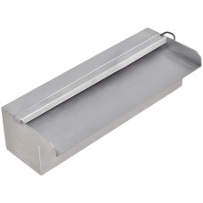 Négyszögletes rozsdamentes acél medence-zuhatag LED fényekkel 30 cm - utánvéttel vagy ingyenes szállítással