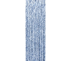 Kék és fehér zsenília rovarfüggöny 120 x 220 cm - utánvéttel vagy ingyenes szállítással