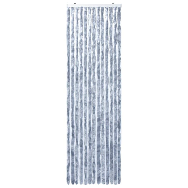 Ezüstszínű zsenília rovarfüggöny 56 x 200 cm - utánvéttel vagy ingyenes szállítással