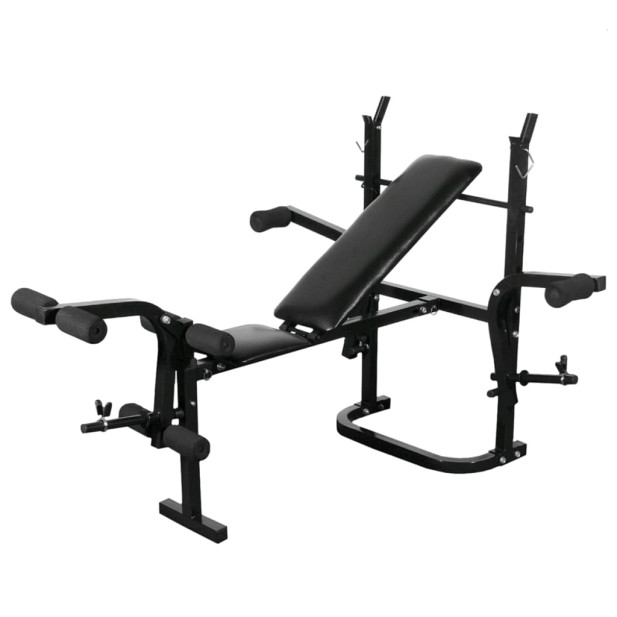 Súlyzópad állvánnyal/egykezes és kétkezes súlyzószettel 30,5 kg - utánvéttel vagy ingyenes szállítással