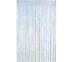 Kék makramé pamutfüggöny 140 x 240 cm - utánvéttel vagy ingyenes szállítással