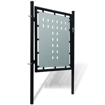 1 ajtós kapu 100 x 125 cm fekete - utánvéttel vagy ingyenes szállítással