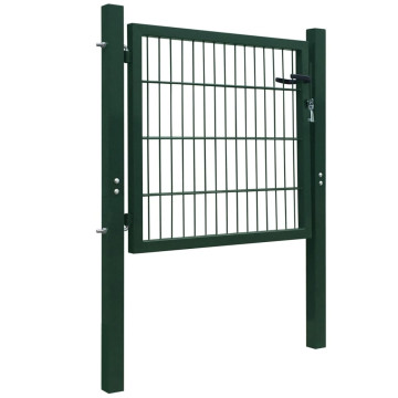 106x150 cm acél kerítés kapu zöld színben - utánvéttel vagy ingyenes szállítással