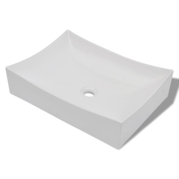 Fürdőszoba Kerámia Porcelán Mosogató Müvészet Mosdó Fehér Magasfényű - utánvéttel vagy ingyenes szállítással