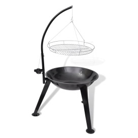 BBQ Állvány Faszén Barbecue Kerek - utánvéttel vagy ingyenes szállítással