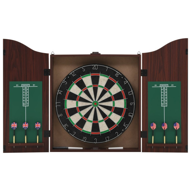Szizálból készült profi darts tábla szekrénnyel és 6 nyíllal - utánvéttel vagy ingyenes szállítással