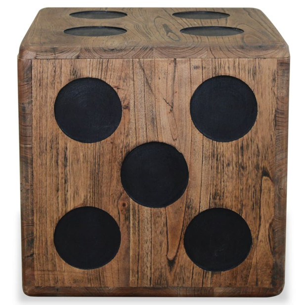 Cédrusfa tárolódoboz dobókocka dizájnnal 40 x 40 x 40 cm - utánvéttel vagy ingyenes szállítással