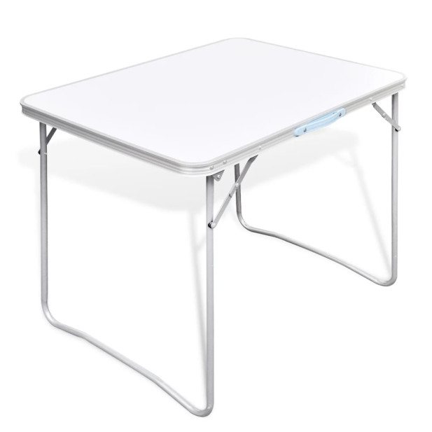 Összecsukható kemping asztal fém keret 80 x 60 cm-es - utánvéttel vagy ingyenes szállítással
