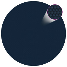 Fekete és kék napelemes lebegő PE medencefólia 250 cm - utánvéttel vagy ingyenes szállítással