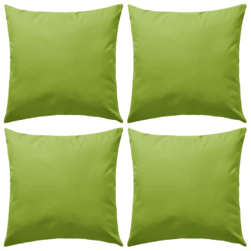 4 db almazöld kültéri párna 45 x 45 cm - utánvéttel vagy ingyenes szállítással