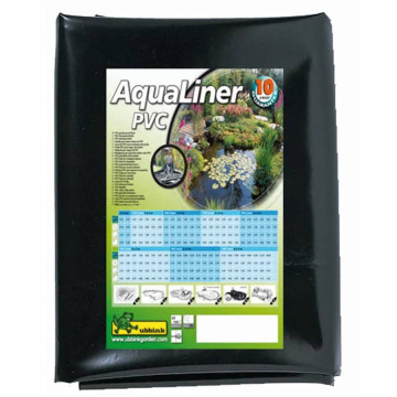 Ubbink AquaLiner Tófólia PVC 6x4m Fekete - utánvéttel vagy ingyenes szállítással