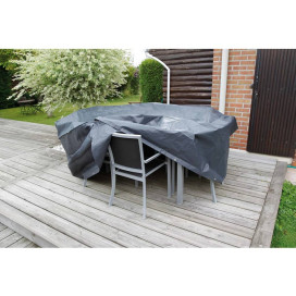 Nature kerti bútor védőhuzat kerek asztalokhoz 205 x 205 x 90 cm - utánvéttel vagy ingyenes szállítással