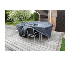 Nature 6030601 90x325 cm PE kerti bútor védőhuzat sötétszürke - utánvéttel vagy ingyenes szállítással