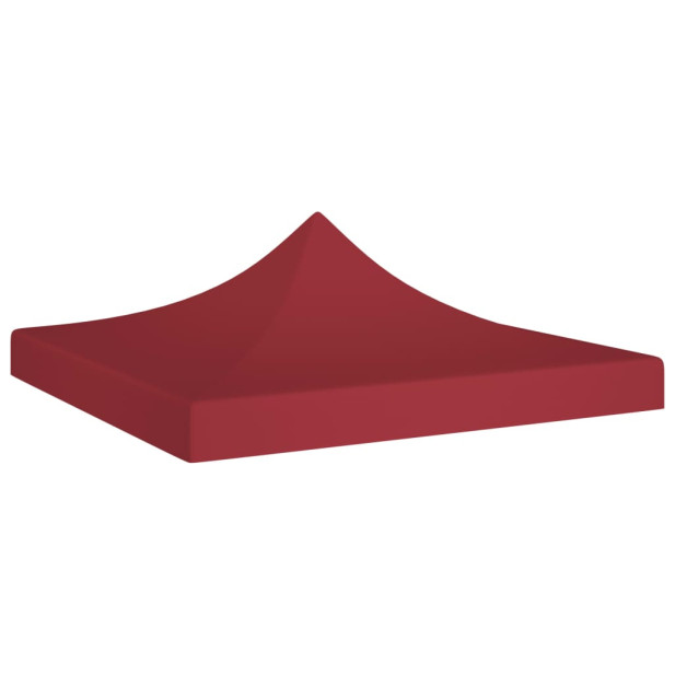 Burgundi vörös tető partisátorhoz 2 x 2 m 270 g/m² - utánvéttel vagy ingyenes szállítással