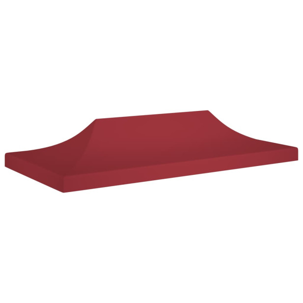 Burgundi vörös tető partisátorhoz 6 x 3 m 270 g/m² - utánvéttel vagy ingyenes szállítással