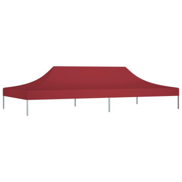 Burgundi vörös tető partisátorhoz 6 x 3 m 270 g/m² - utánvéttel vagy ingyenes szállítással