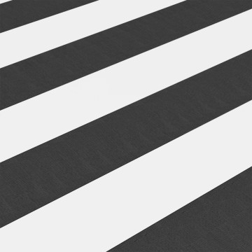 Antracitszürke-fehér oxford-szövet erkélyparaván 120 x 300 cm - utánvéttel vagy ingyenes szállítással