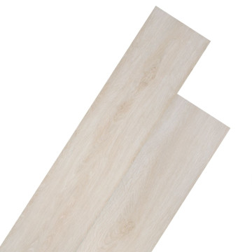 Fehér tölgy öntapadó 2 mm-es PVC padló burkolólap 5,02 m² - utánvéttel vagy ingyenes szállítással