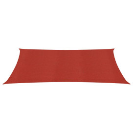 Piros HDPE napvitorla 160 g/m² 4 x 6 m - utánvéttel vagy ingyenes szállítással