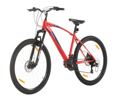 21 sebességes piros mountain bike 48 hüvelykes kerékkel 48 cm - utánvéttel vagy ingyenes szállítással