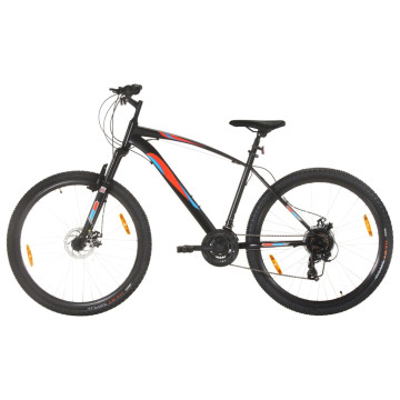 21 sebességes fekete mountain bike 29 hüvelykes kerékkel 48 cm - utánvéttel vagy ingyenes szállítással
