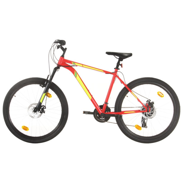 21 sebességes piros mountain bike 27,5 hüvelykes kerékkel 42 cm - utánvéttel vagy ingyenes szállítással