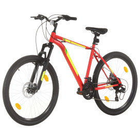 21 sebességes piros mountain bike 27,5 hüvelykes kerékkel 42 cm - utánvéttel vagy ingyenes szállítással