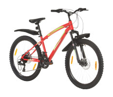 21 sebességes piros mountain bike 26 hüvelykes kerékkel 42 cm - utánvéttel vagy ingyenes szállítással