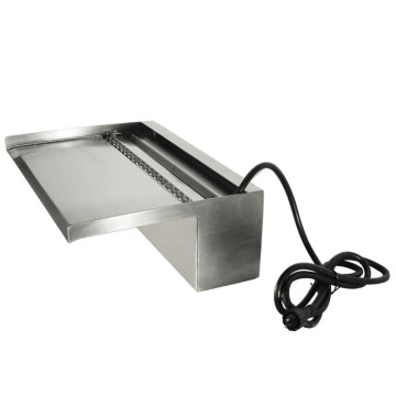 Ubbink Niagara ezüst vízeséselem LED-világítással 30 cm 1312124 - utánvéttel vagy ingyenes szállítással