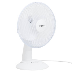 3 sebességes fehér asztali ventilátor 30 cm 40 W - utánvéttel vagy ingyenes szállítással