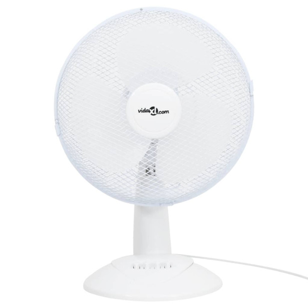 3 sebességes fehér asztali ventilátor 30 cm 40 W - utánvéttel vagy ingyenes szállítással