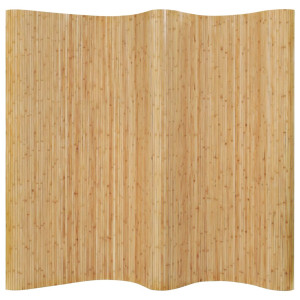 Természetes színű bambusz paraván 250 x 165 cm - utánvéttel vagy ingyenes szállítással