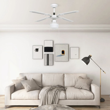 Fehér mennyezeti ventilátor lámpával 106 cm - utánvéttel vagy ingyenes szállítással