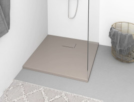 Barna SMC zuhanytálca 80 x 80 cm - utánvéttel vagy ingyenes szállítással