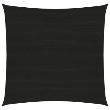 Fekete HDPE napvitorla 160 g/m² 2,5 x 2,5 m - utánvéttel vagy ingyenes szállítással