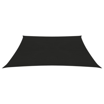 Fekete HDPE napvitorla 160 g/m² 3 x 3 m - utánvéttel vagy ingyenes szállítással