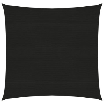 Fekete HDPE napvitorla 160 g/m² 2,5 x 3 m - utánvéttel vagy ingyenes szállítással