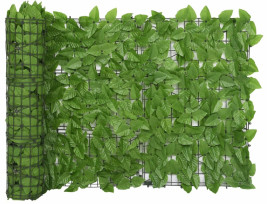 Zöld leveles erkélyparaván 300 x 75 cm - utánvéttel vagy ingyenes szállítással
