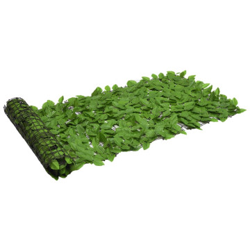 Zöld leveles erkélyparaván 300 x 75 cm - utánvéttel vagy ingyenes szállítással