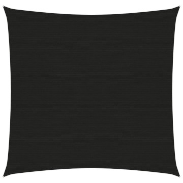 Fekete HDPE napvitorla 160 g/m² 4 x 4 m - utánvéttel vagy ingyenes szállítással