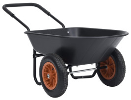 Fekete és narancssárga talicska 78 L 100 kg - utánvéttel vagy ingyenes szállítással