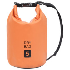 Narancssárga PVC szárazzsák 5 L - utánvéttel vagy ingyenes szállítással