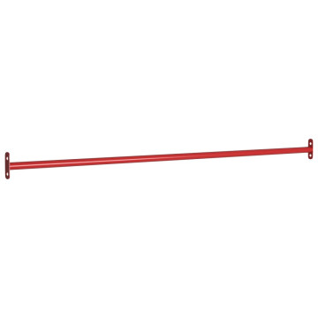 Piros acél húzódzkodó rúd 125 cm - utánvéttel vagy ingyenes szállítással