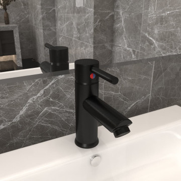 Fekete fürdőszobai mosdócsaptelep 130 x 176 mm - utánvéttel vagy ingyenes szállítással