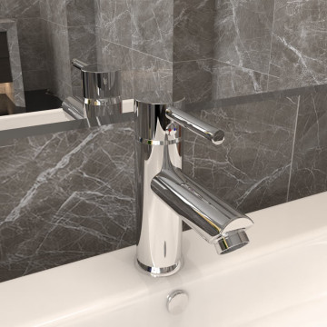 Krómozott felületű fürdőszobai mosdócsaptelep 130 x 176 mm - utánvéttel vagy ingyenes szállítással