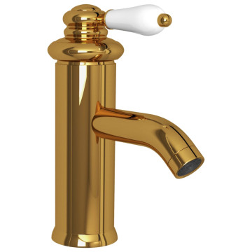 Aranyszínű fürdőszobai mosdócsaptelep 130 x 180 mm - utánvéttel vagy ingyenes szállítással